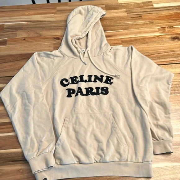 Celine discount logo hoodie